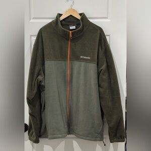 Columbia Green and Orange Performance Jacket